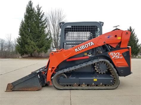 2017 kubota svl75-2 compact track loader|kubota svl75 bucket size.